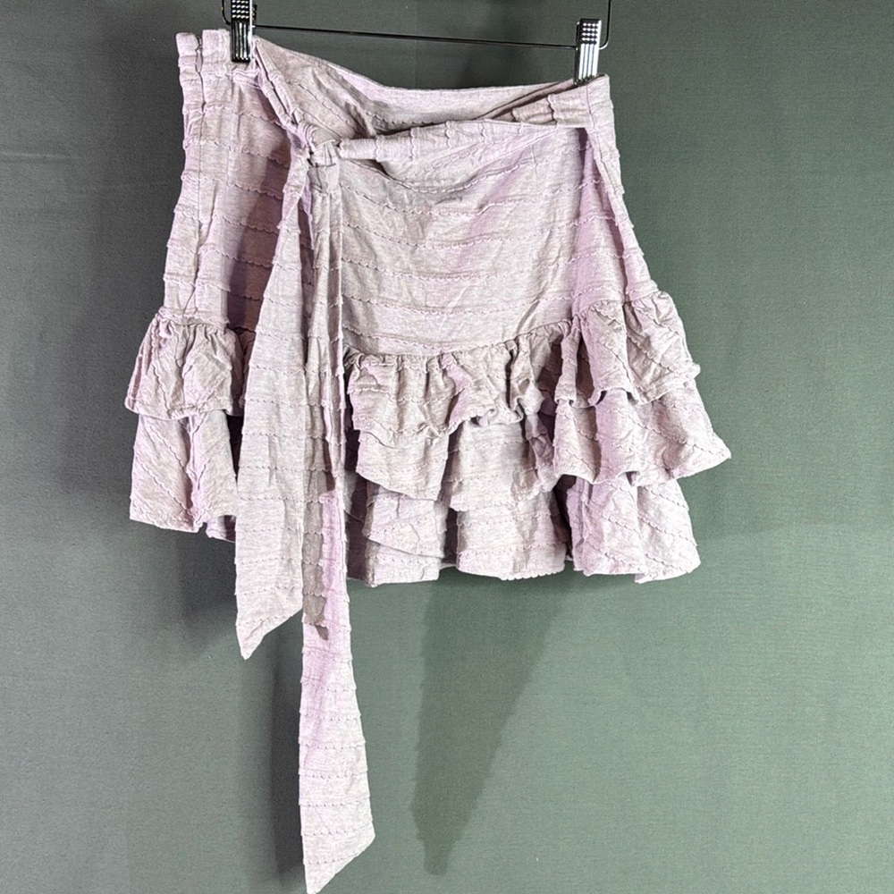 Tularosa Elegant Ruffled lavender Skirt large‎